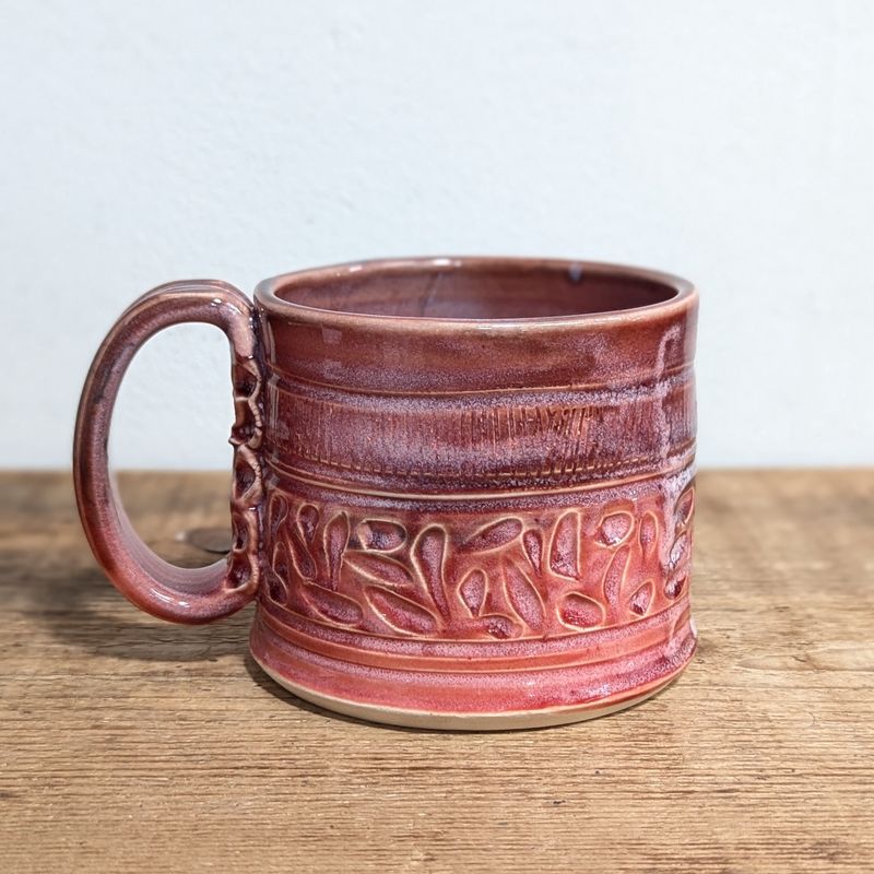 ER105 Dark Red Soup Mug