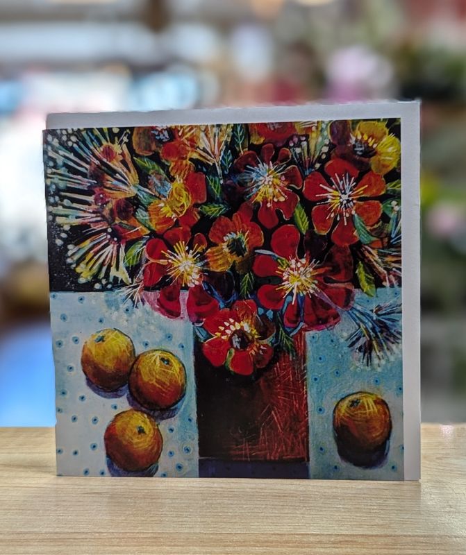 Four Oranges Card