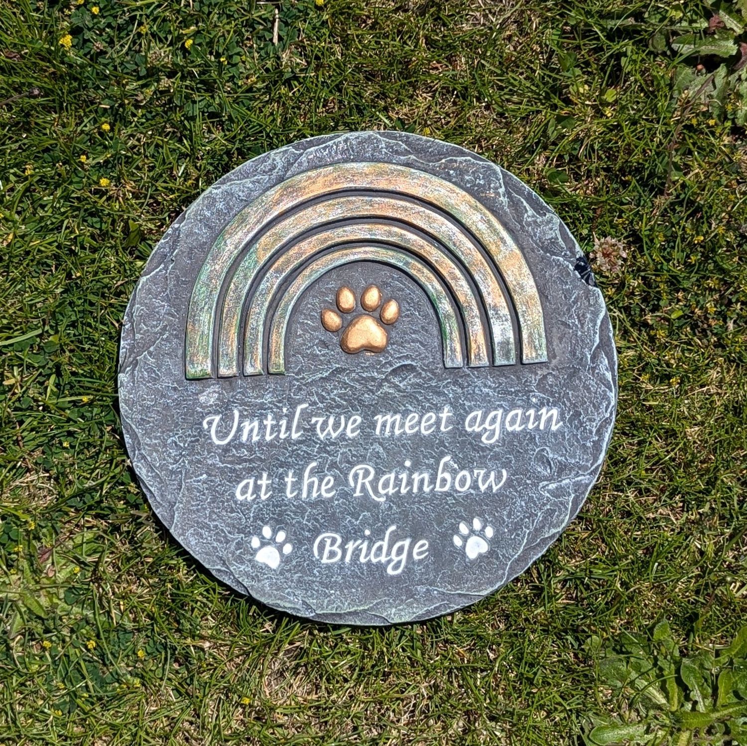 Until We Meet Again Pet Memorial Stone