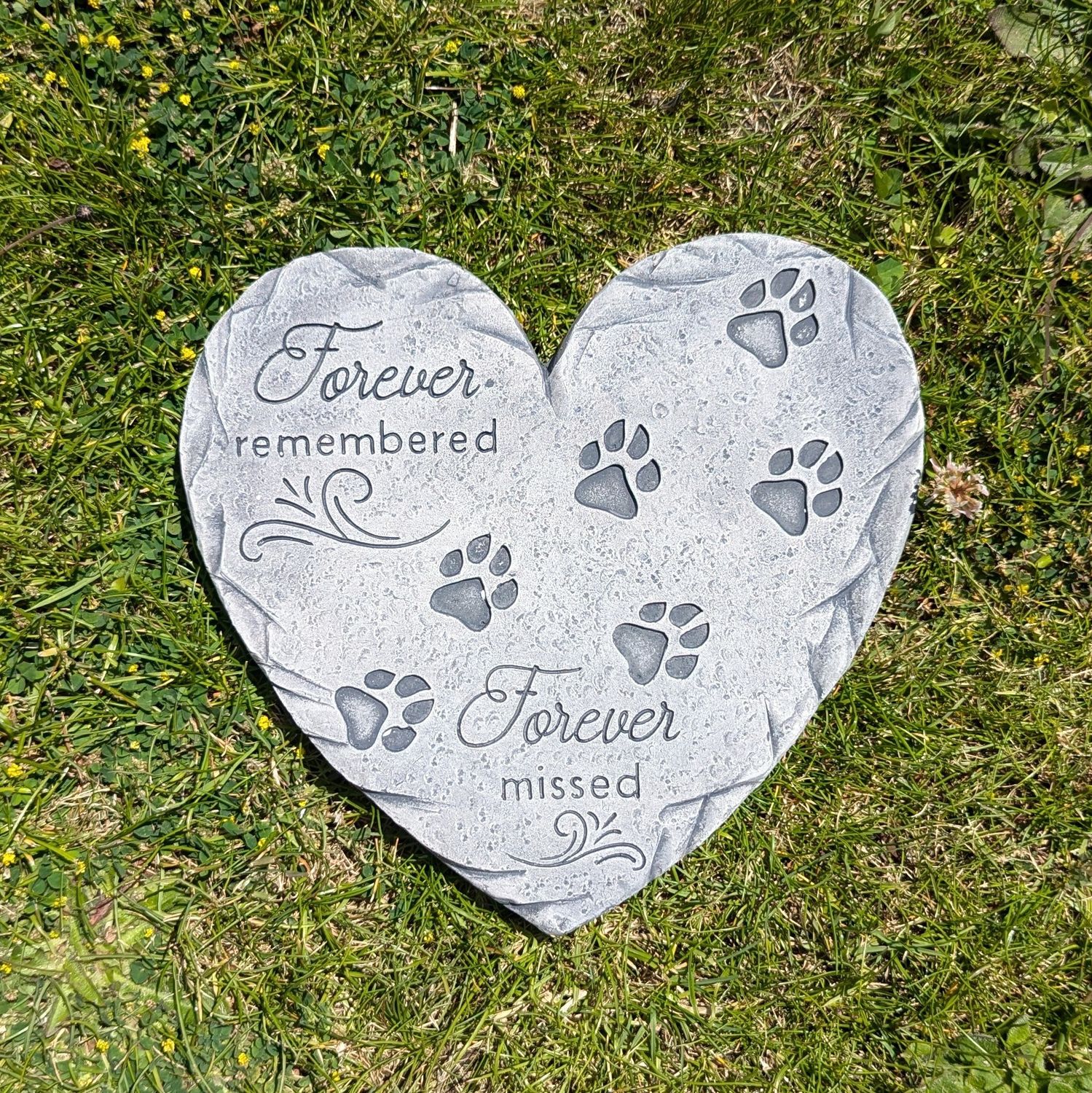 Forever Remembered Forever Missed Pet Memorial Stone