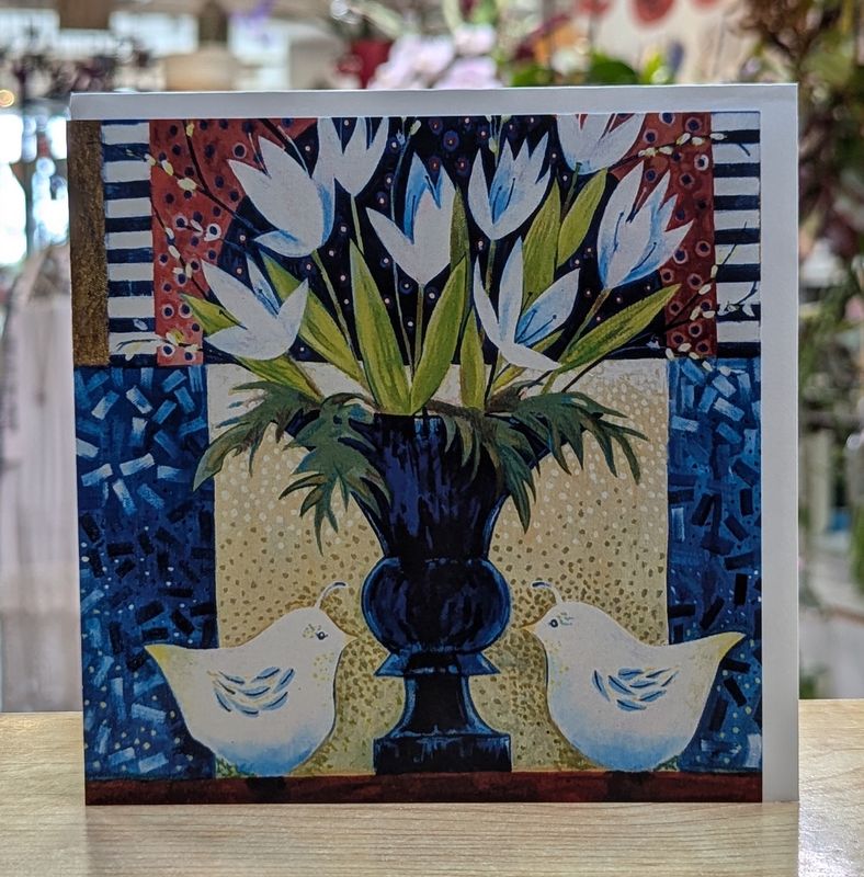 White Quails Card