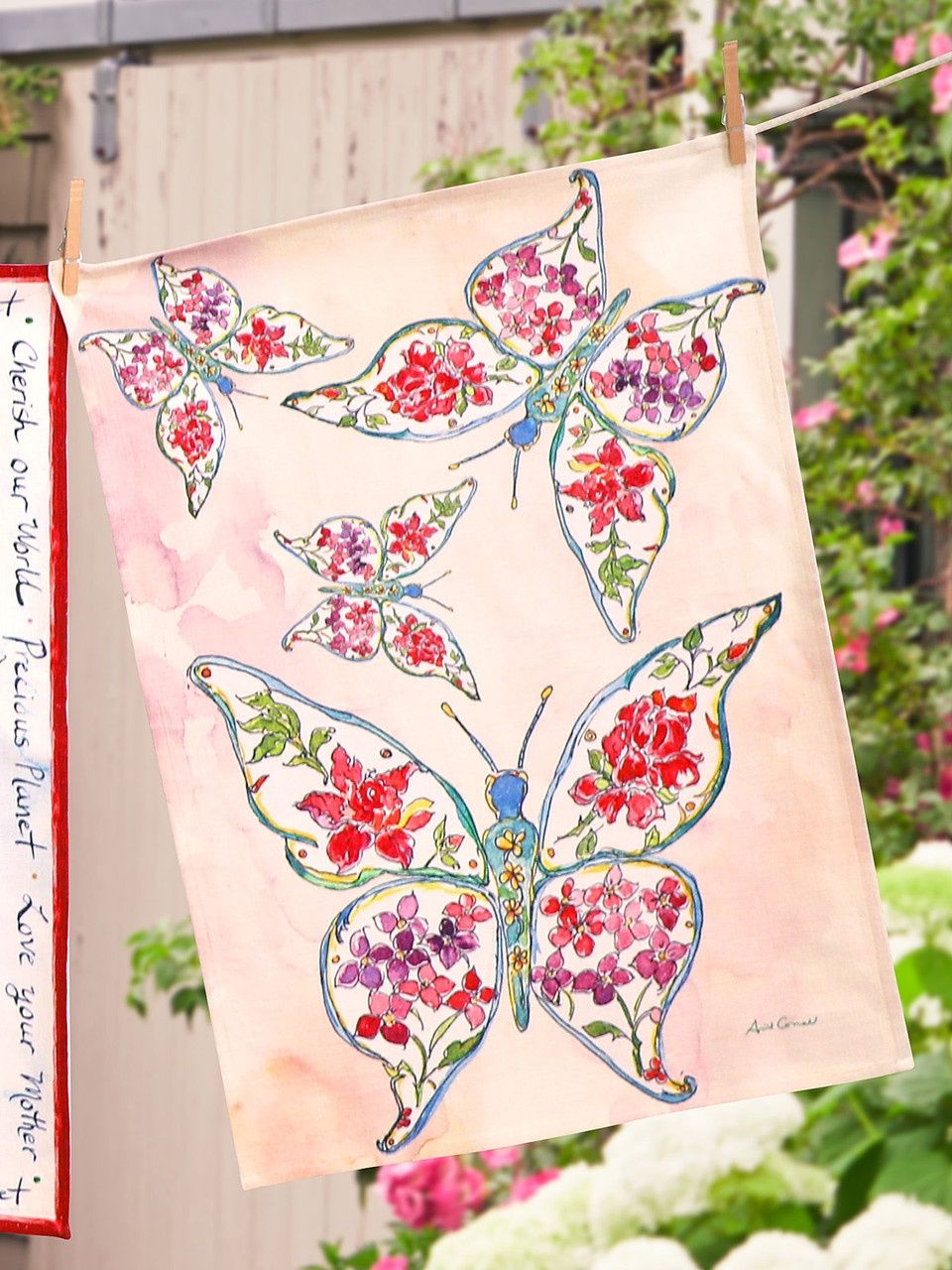 Butterfly Tea Towel
