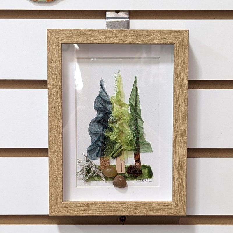 Collage Framed Art 9 x 5.5 cm