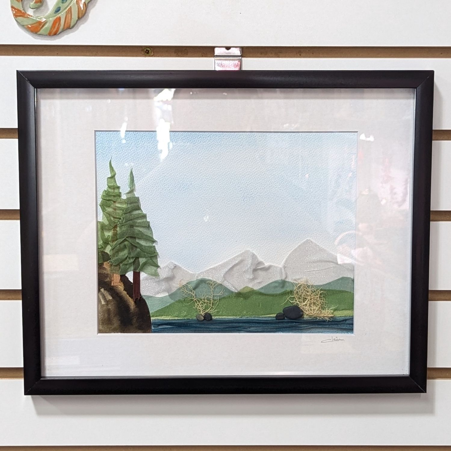 CH185 Collage Framed Art 38 x 30 cm