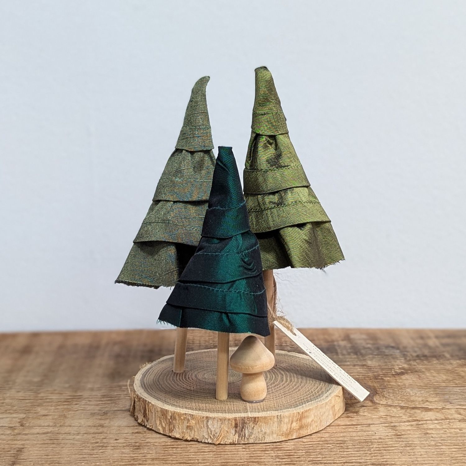 CH62 Three Fabric Trees Sculpture