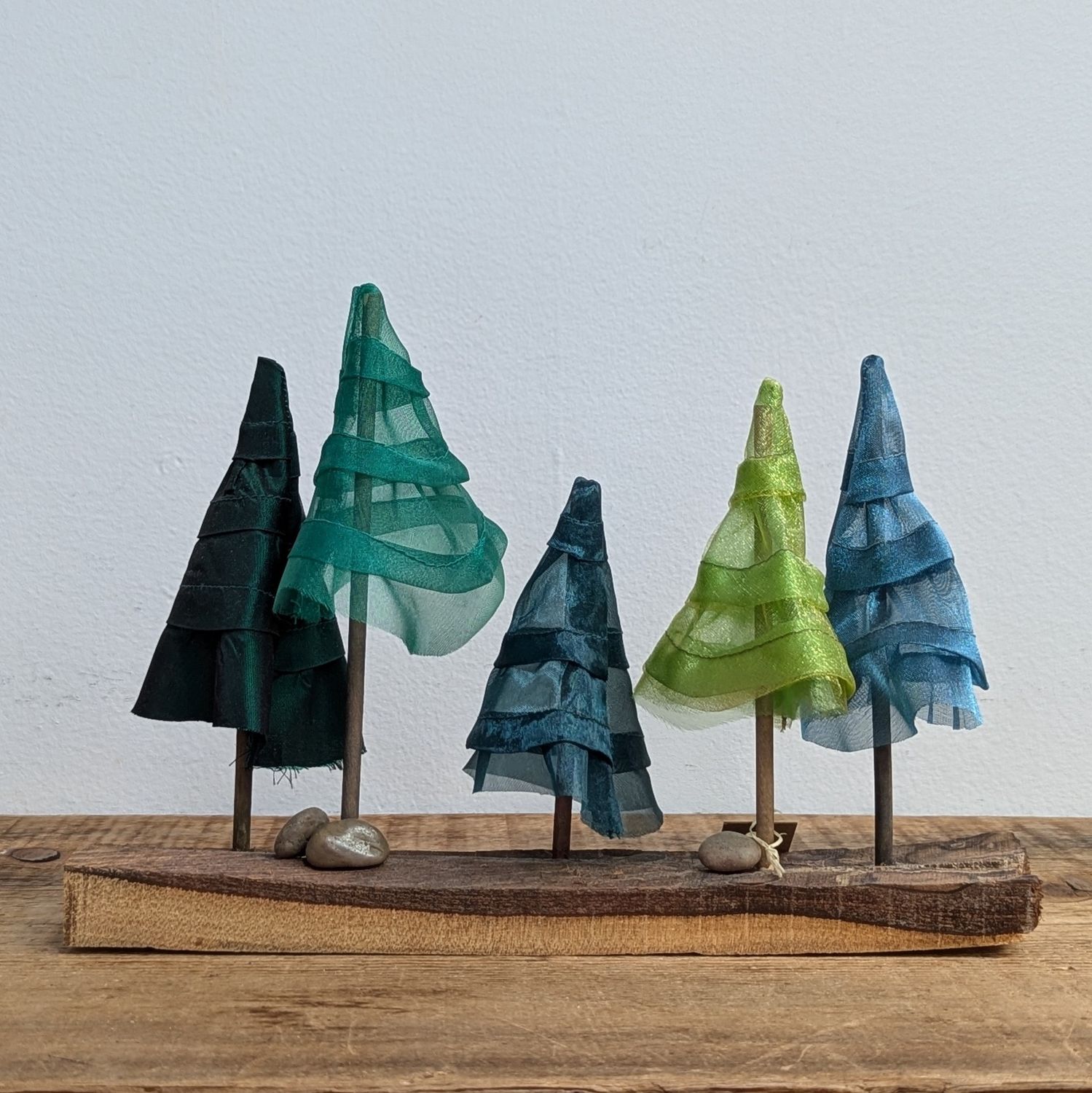 CH85TS Five Fabric Trees Sculpture, Style: Option A
