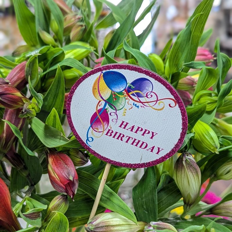 Happy Birthday Pick