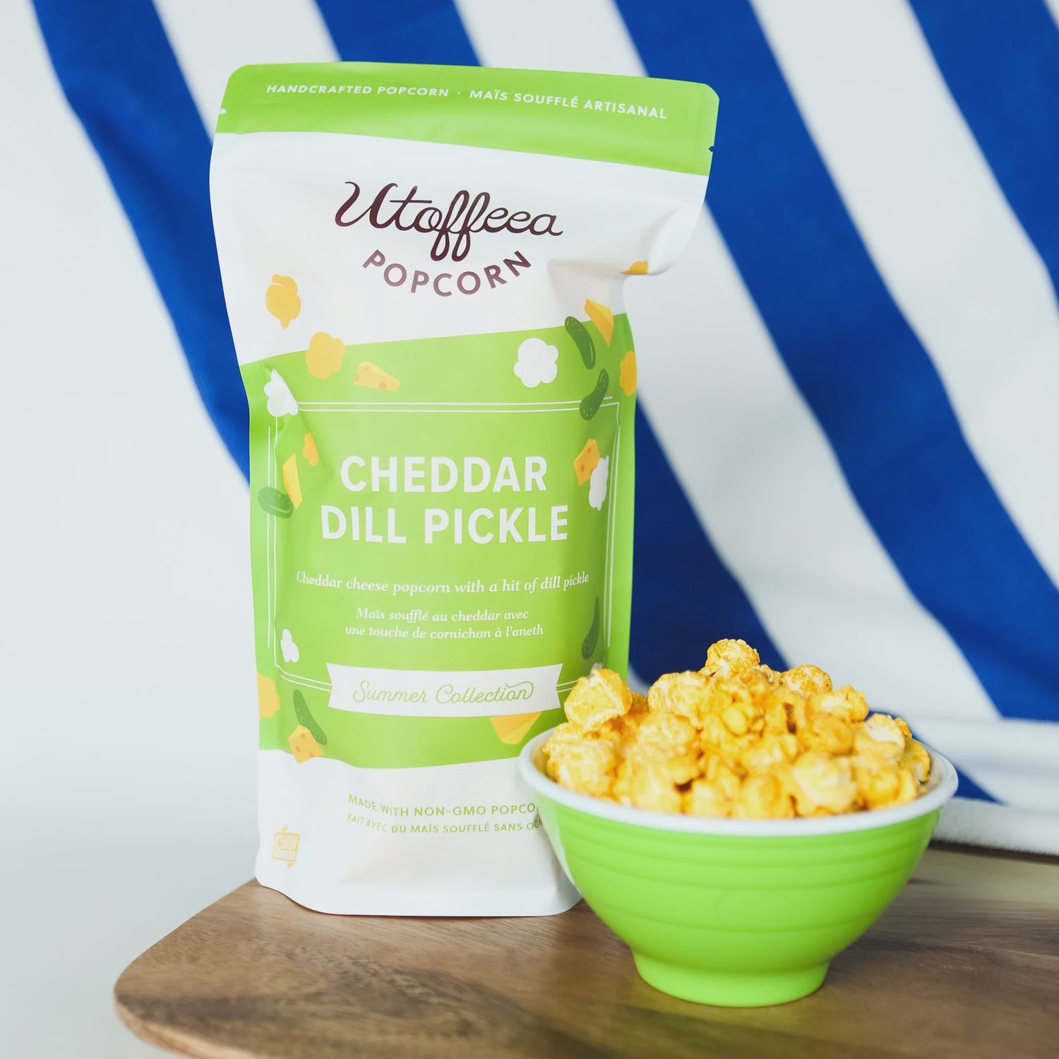 Cheddar Dill Pickle Popcorn