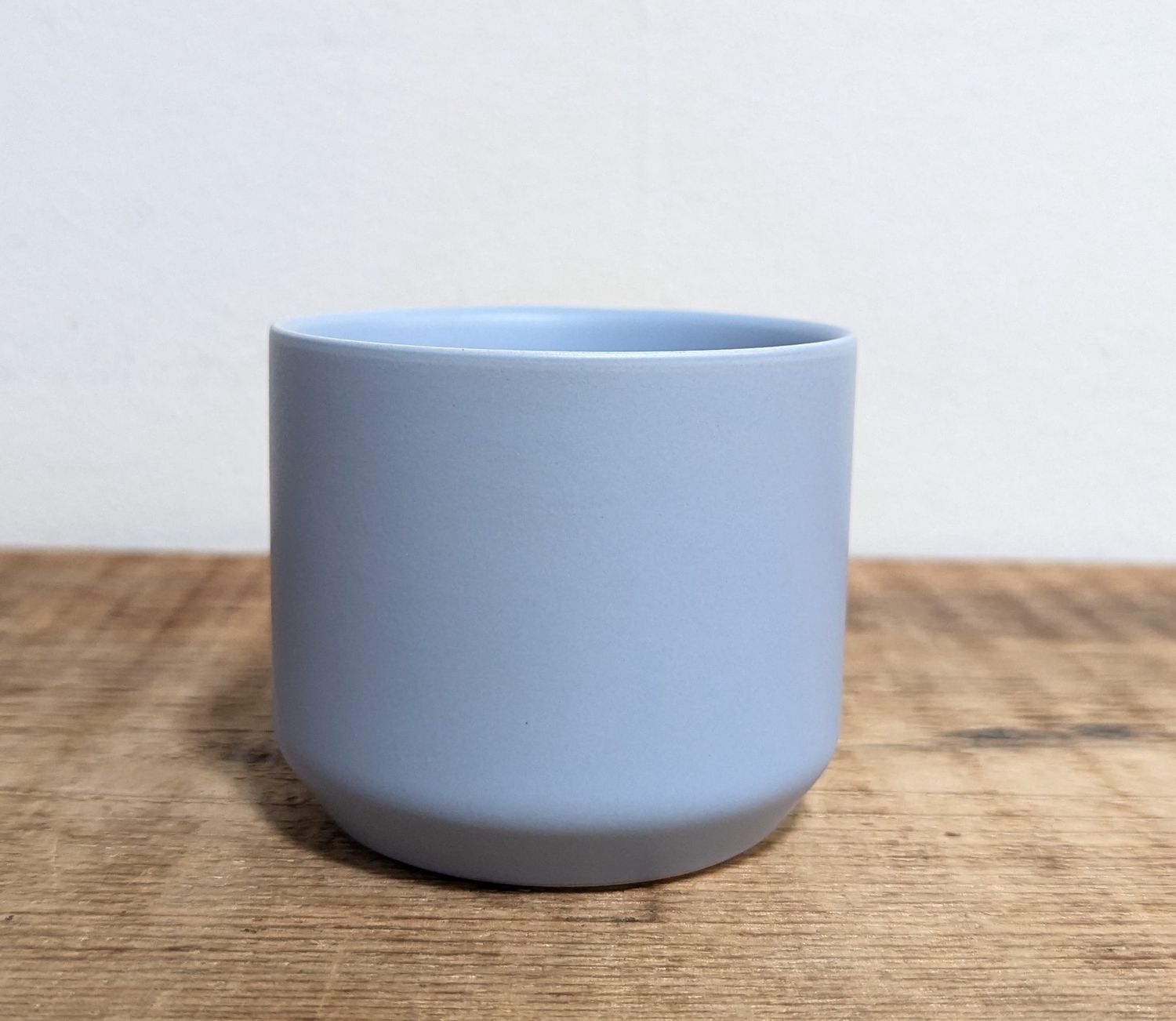 3.25&quot; X 2.75&quot;  Light Blue Kendall Pot