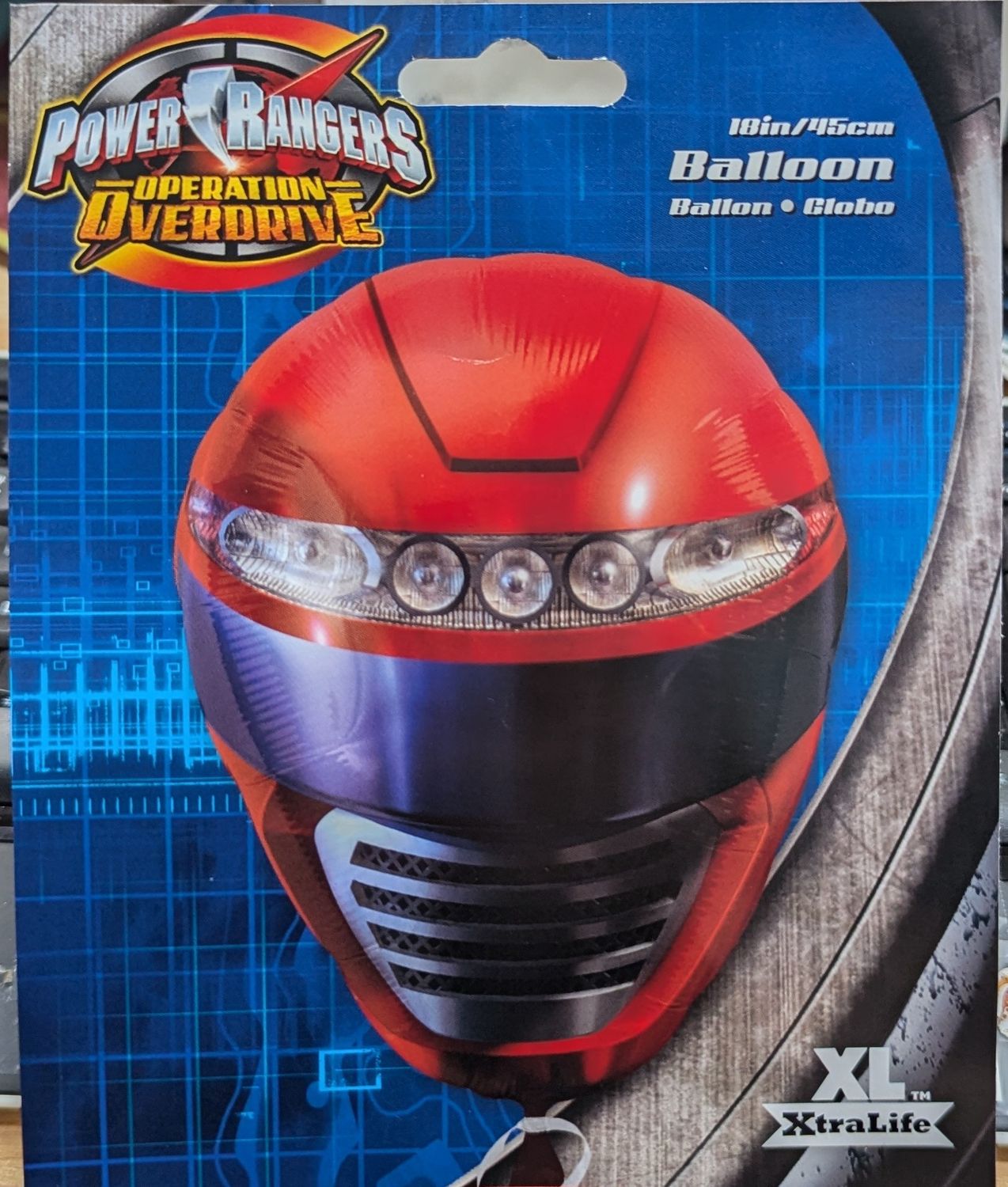 18&quot; Red Power Ranger Mylar Balloon