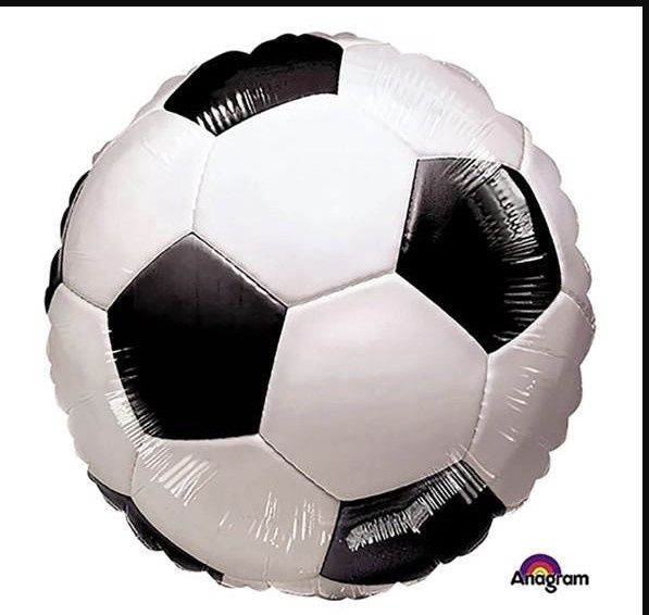 18&quot; Soccer Ball Mylar Balloon