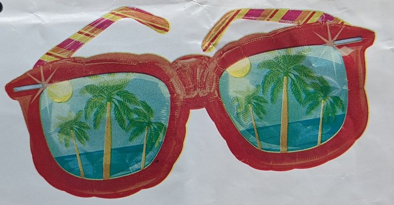 19 x 37&quot; Sunglasses Mylar Balloon