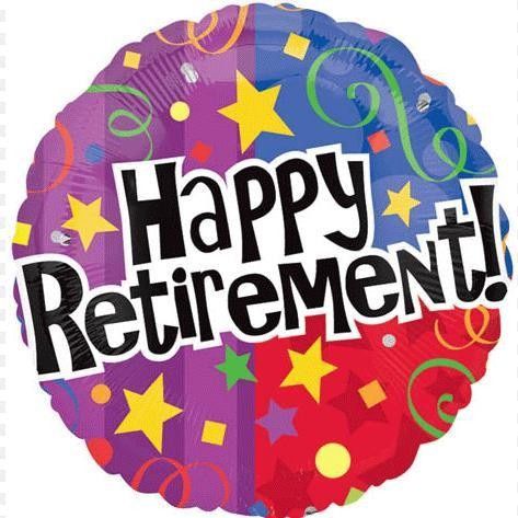 18&quot; Happy Retirement Stars Confetti Mylar Balloon