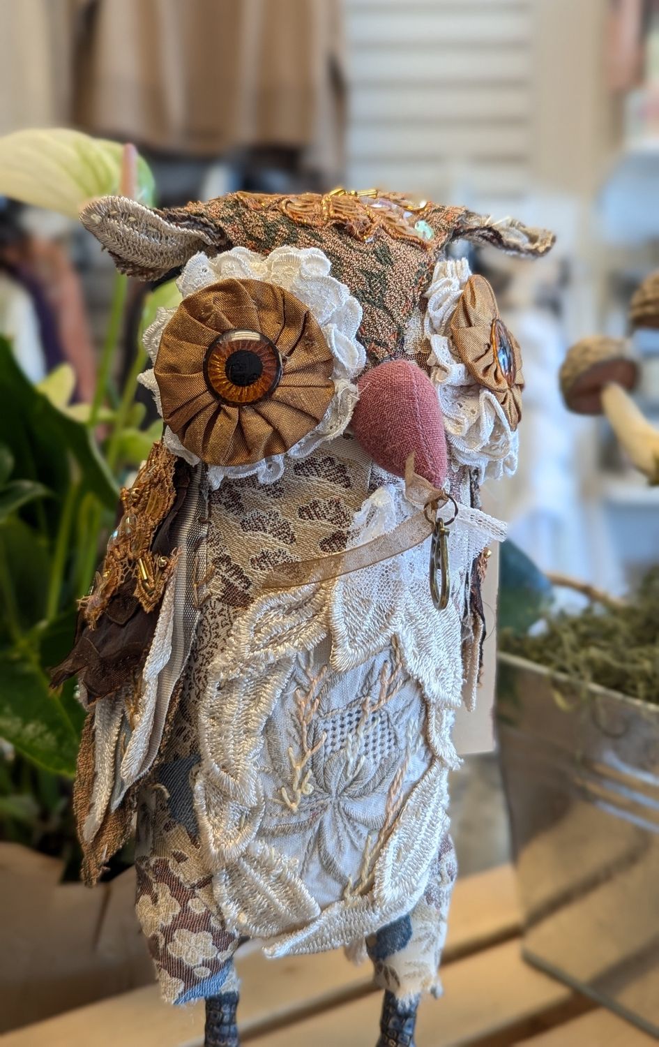 Uki Owl Art Doll