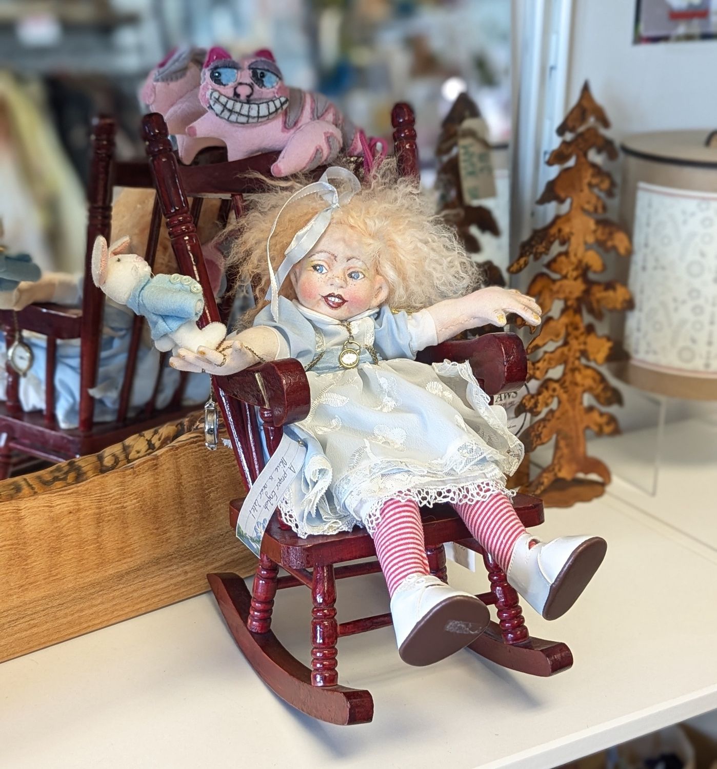Baby Alice With Rocker Chair Art Doll