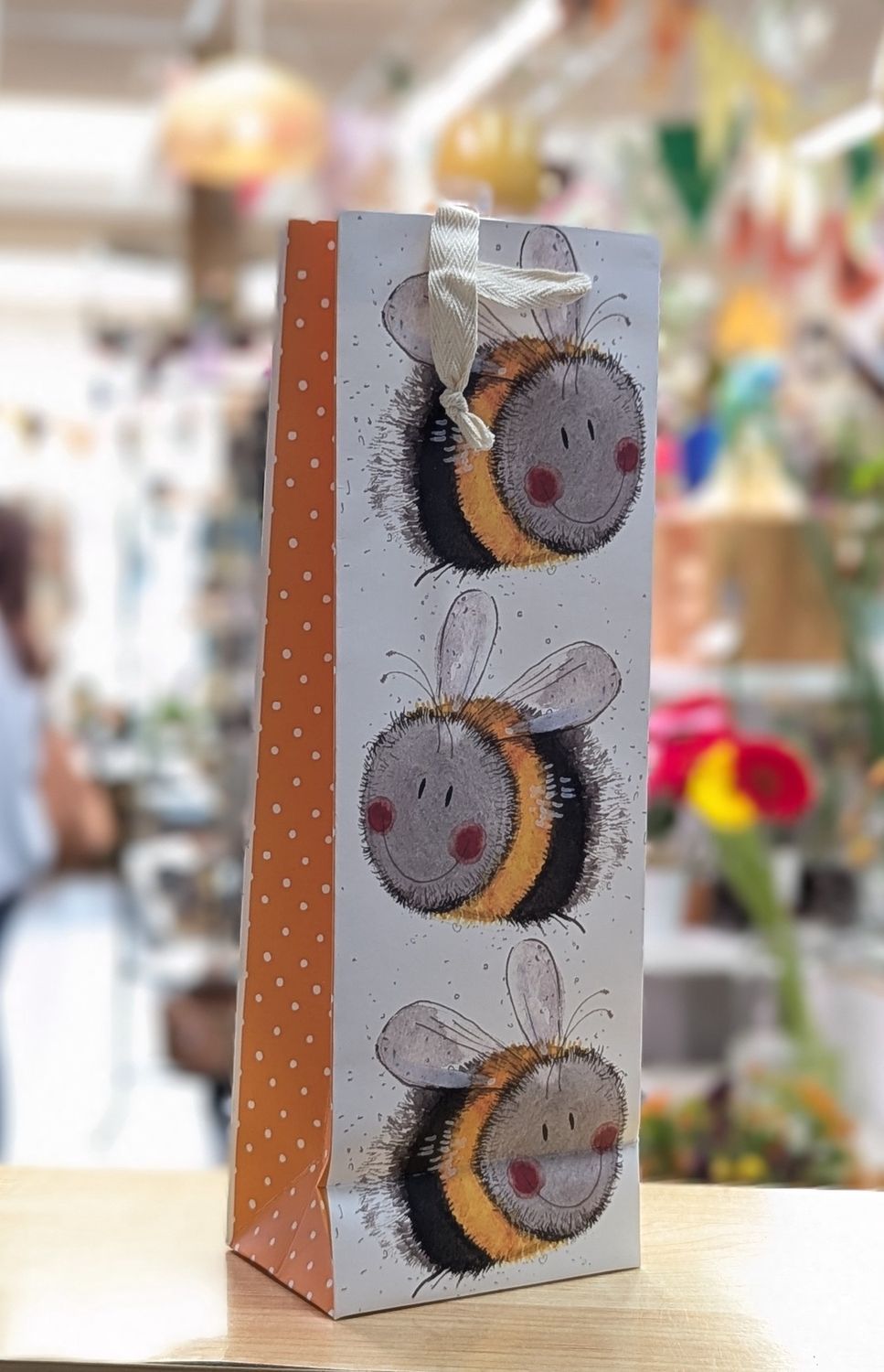 Bee Bottle Gift Bag