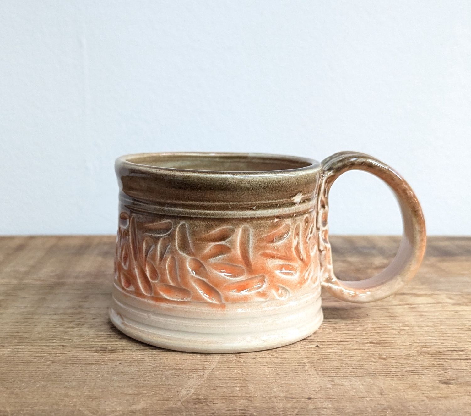 Orange and Cream Italian Coffee Cup