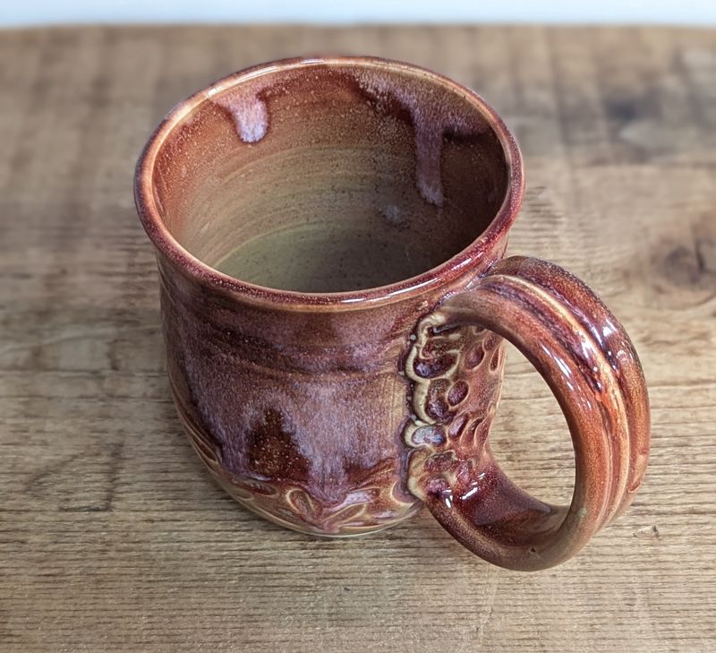 Carved Canyon Red Mug