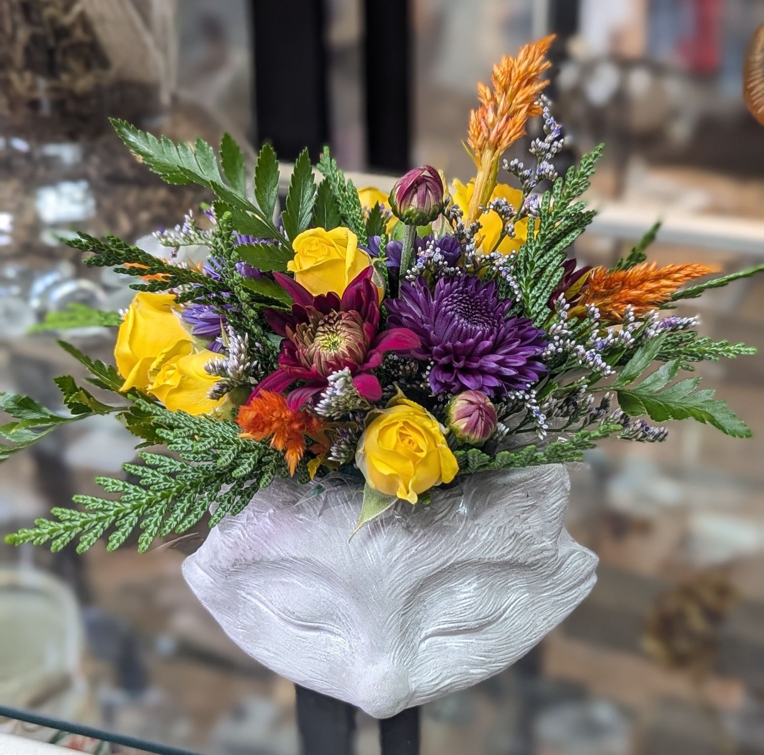 Mini Fall Fox Arrangement
