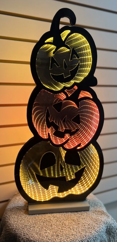 24&quot; Pumpkin Stacking Infinity Light