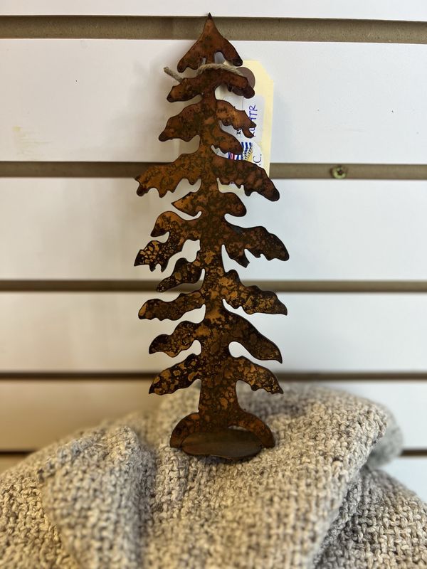 9.5&quot; Rusted Metal Tree