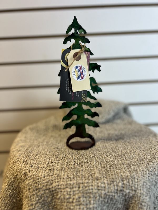 9.5" Painted Metal Tree