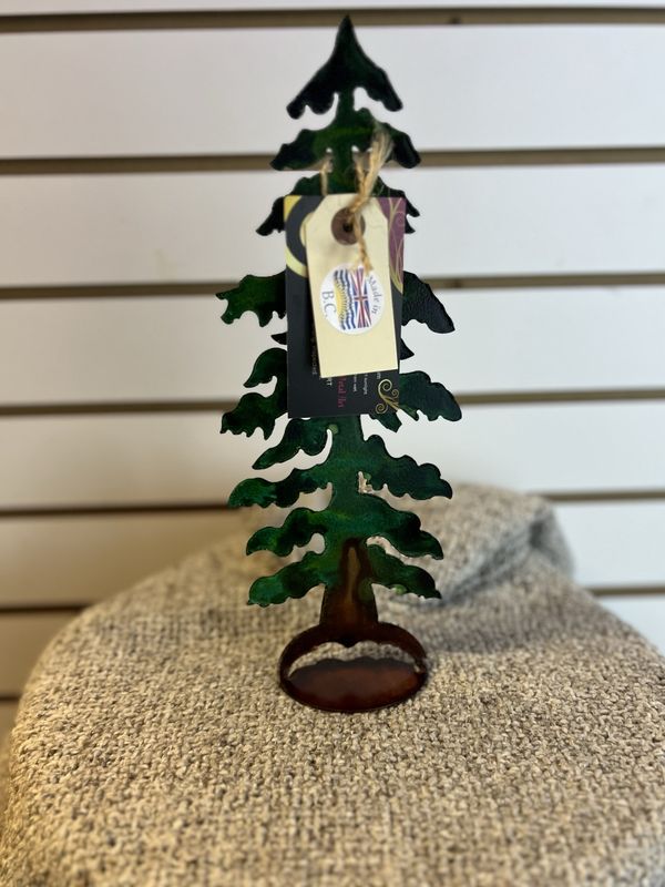 11.5" Painted Metal Tree