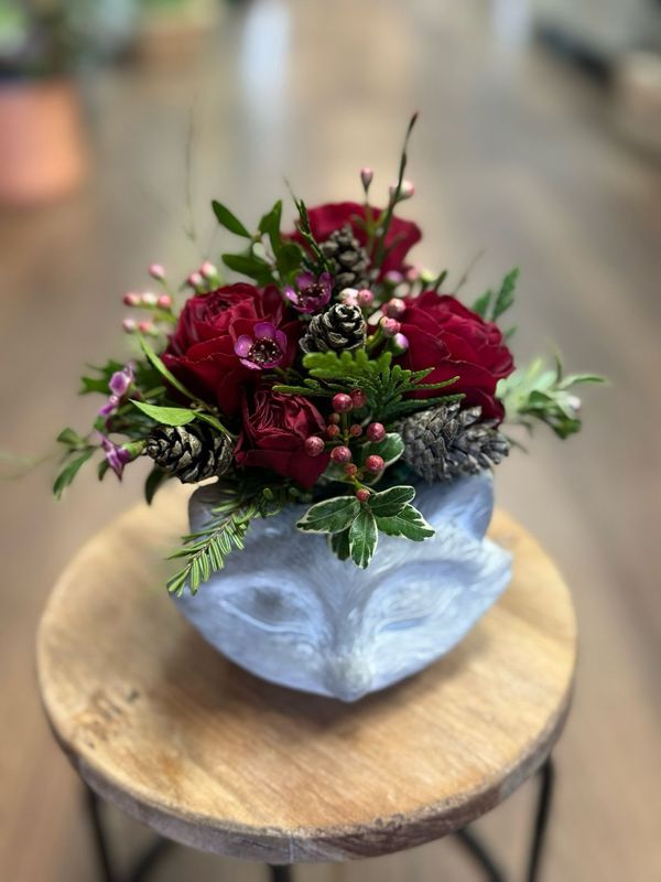 Mini Winter Fox Arrangement