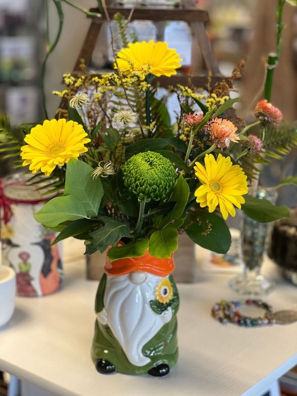 Autumn Gnome Arrangement