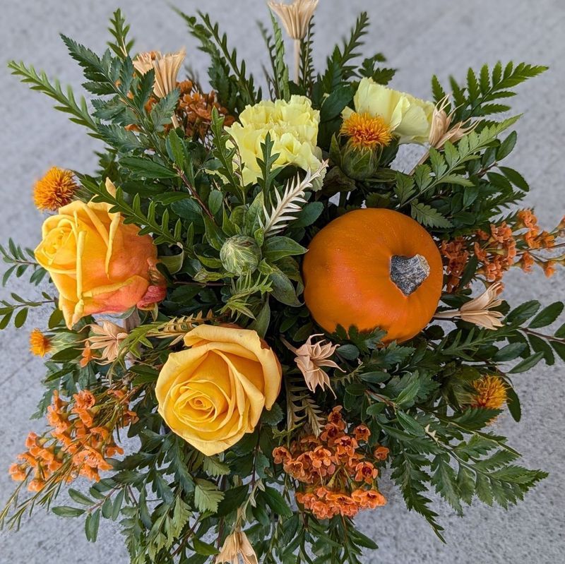 Autumn Mini Pumpkin Centerpiece