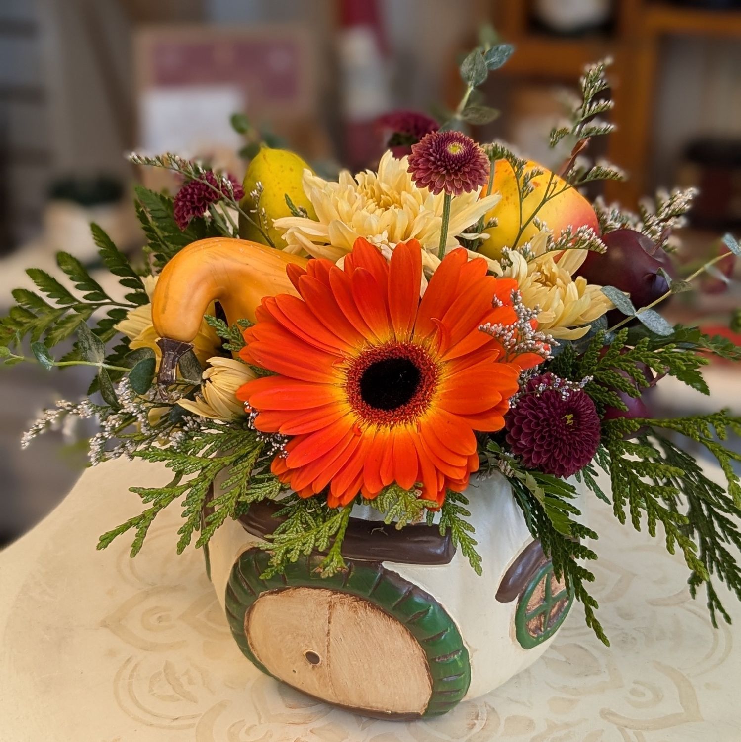 Autumn Hobbit House Arrangement