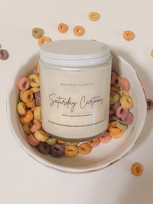 Saturday Cartoons 8 oz Candle