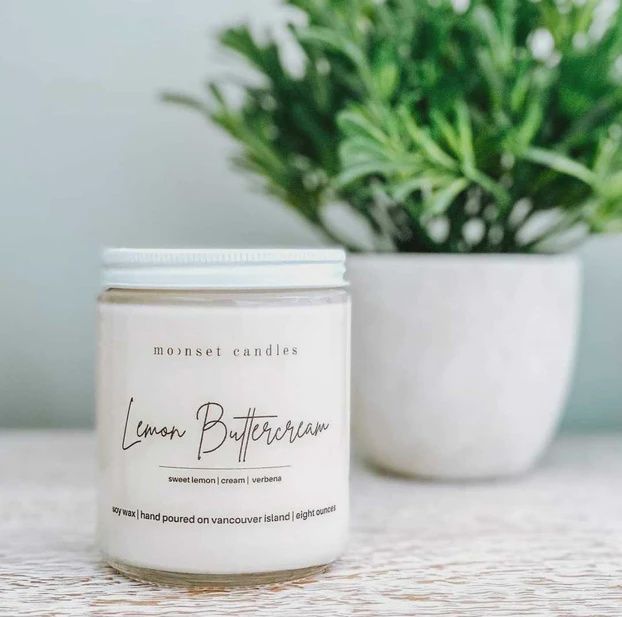 Lemon Buttercream 8 oz Candle