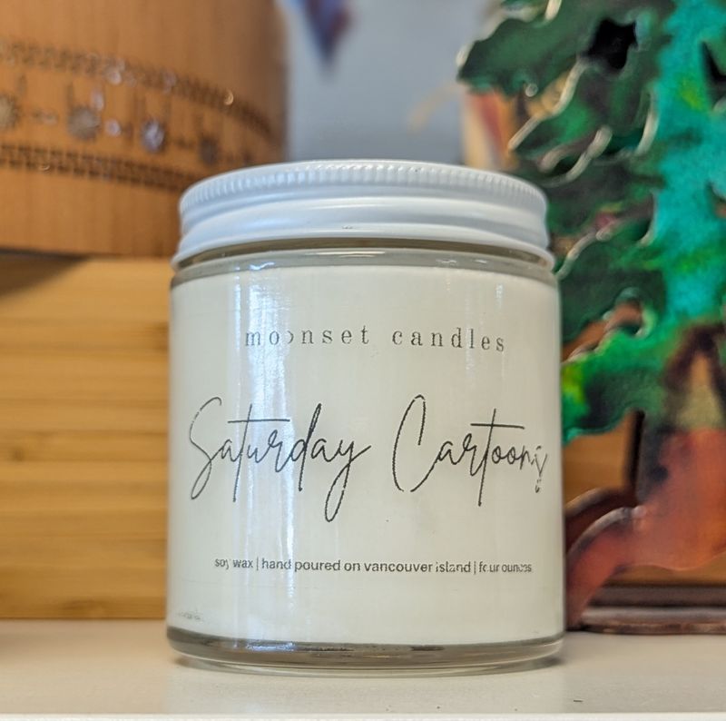 Saturday Cartoons 4 oz Candle