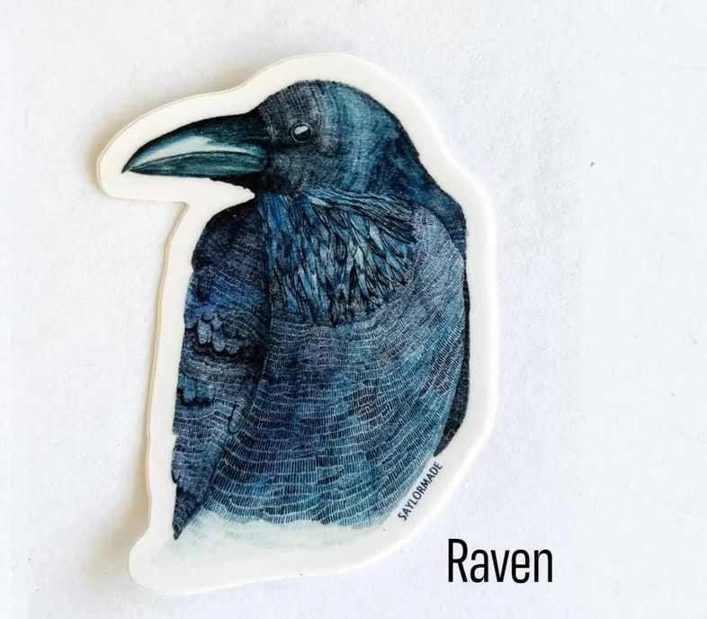 Raven Vinyl Sticker