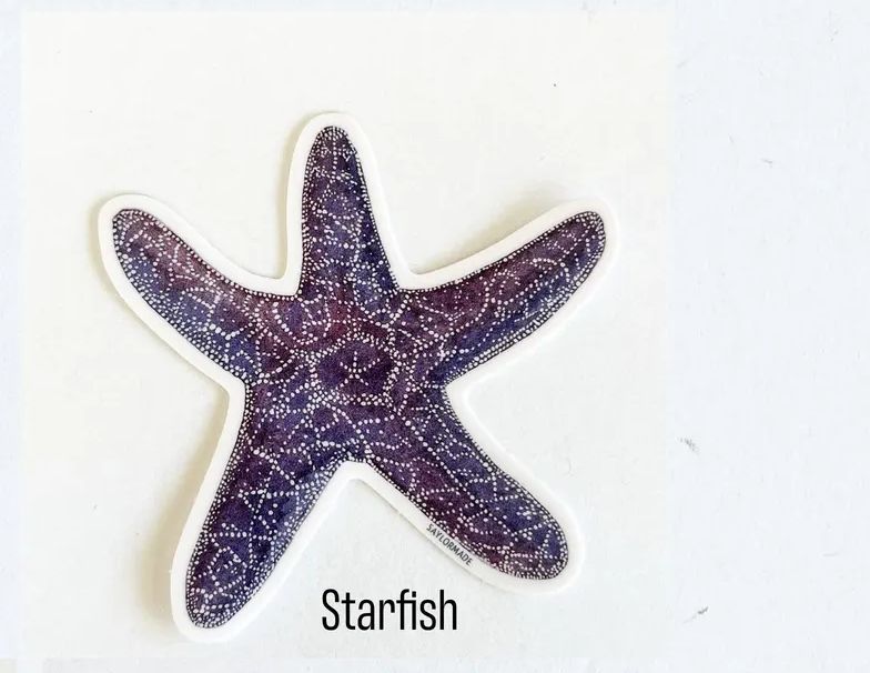 Starfish Vinyl Sticker