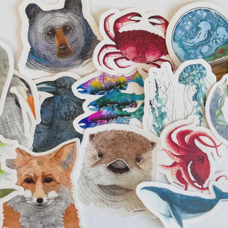 Otter Vinyl Sticker