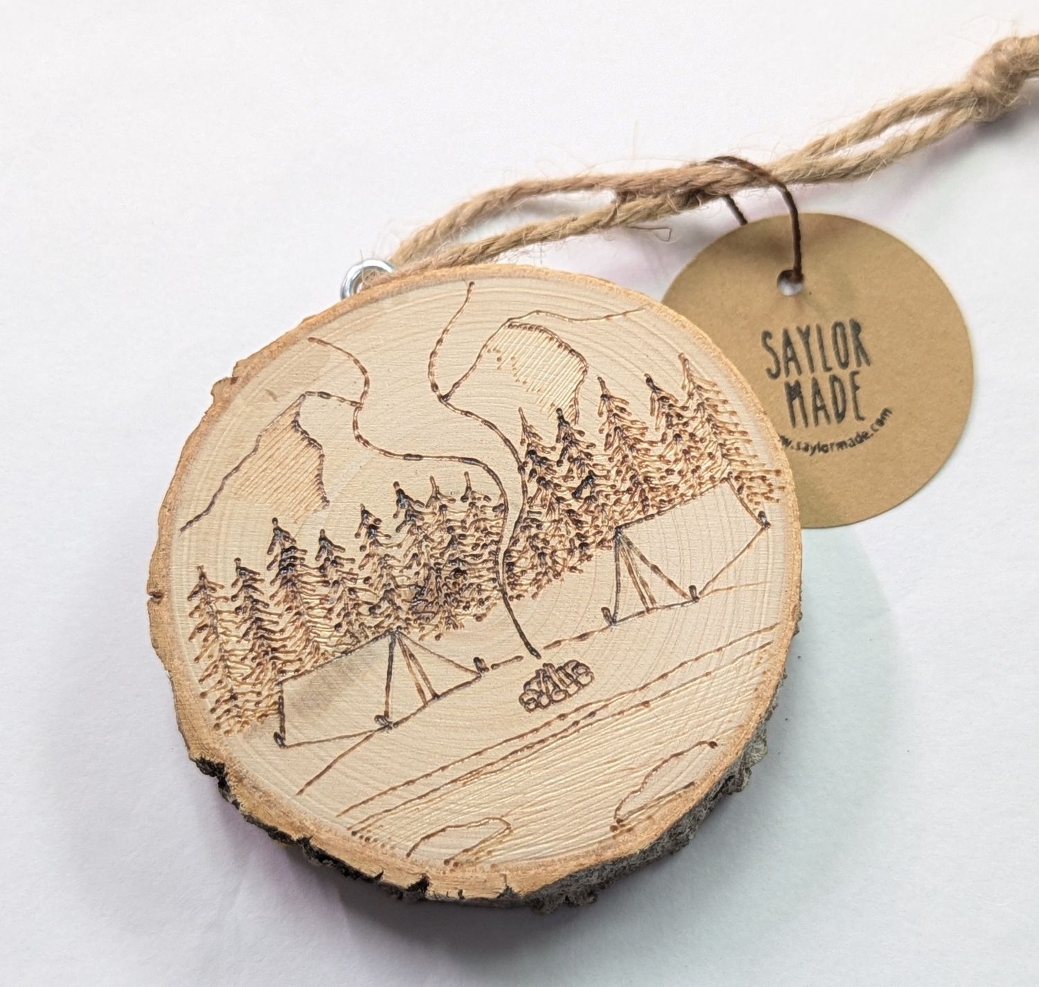 Woodburn Camping Ornament
