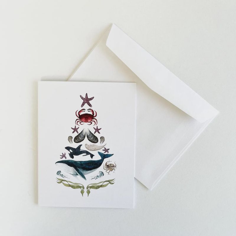 Ocean Tree Card