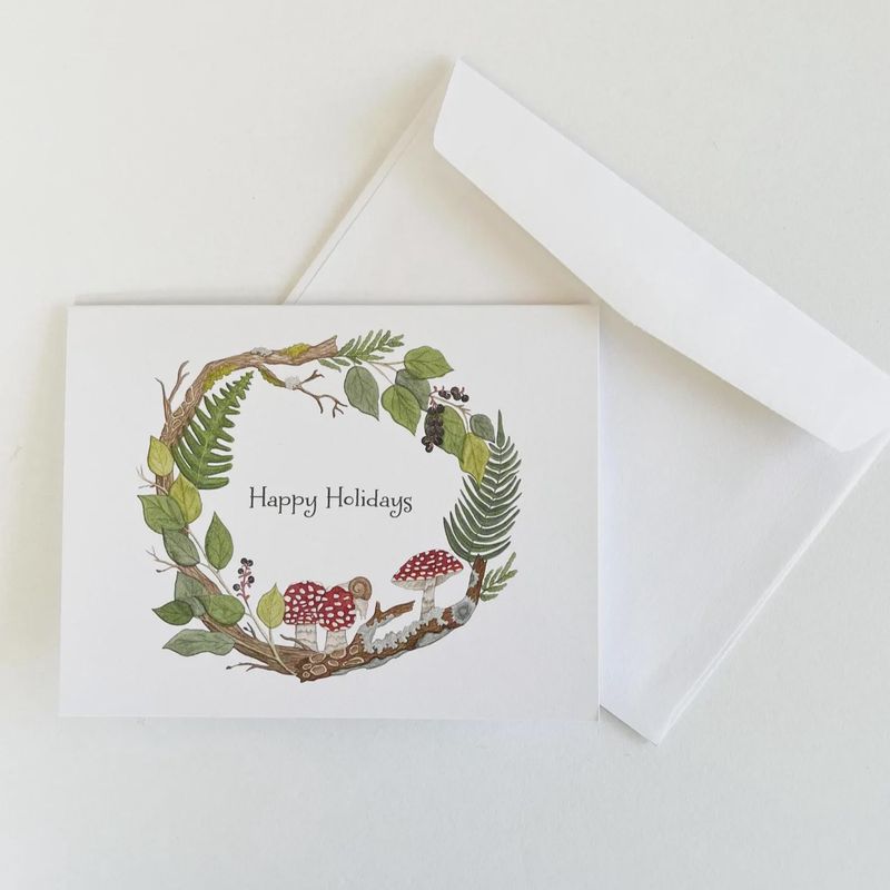 Forest Wreath Card