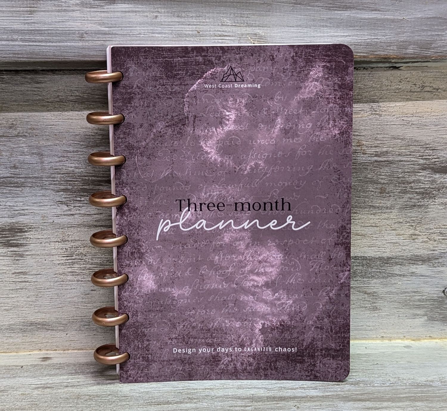 Three Month Planner Dusk Blush