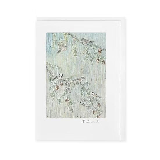 Winter Chikadees Card