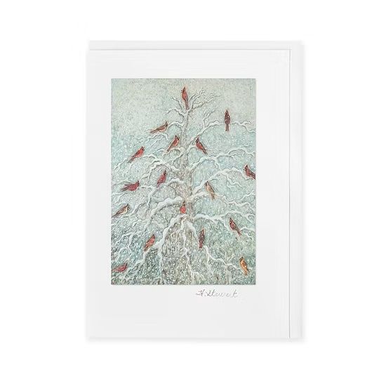 Winter Cardinals Card