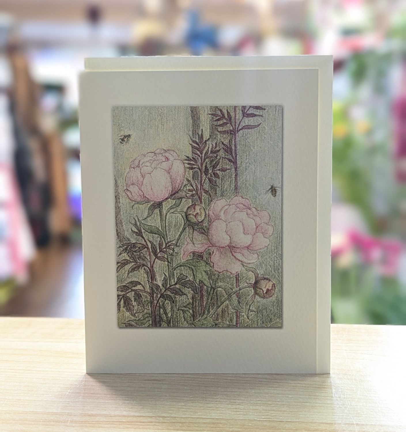 Pink Peonies Card