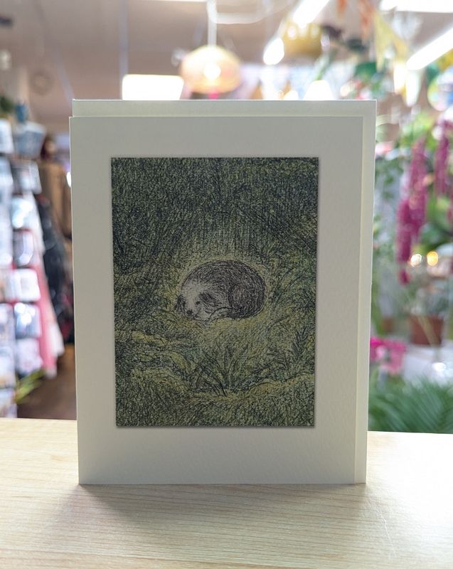 Forest Nap Time Card