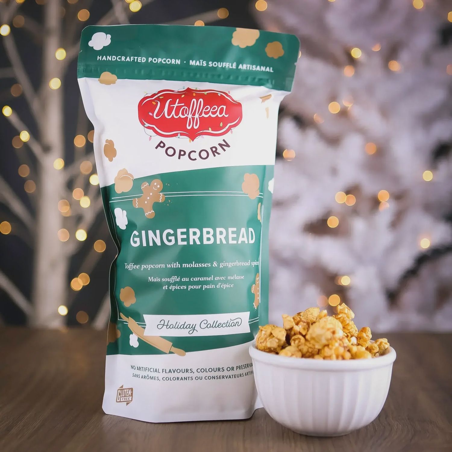 Gingerbread Popcorn