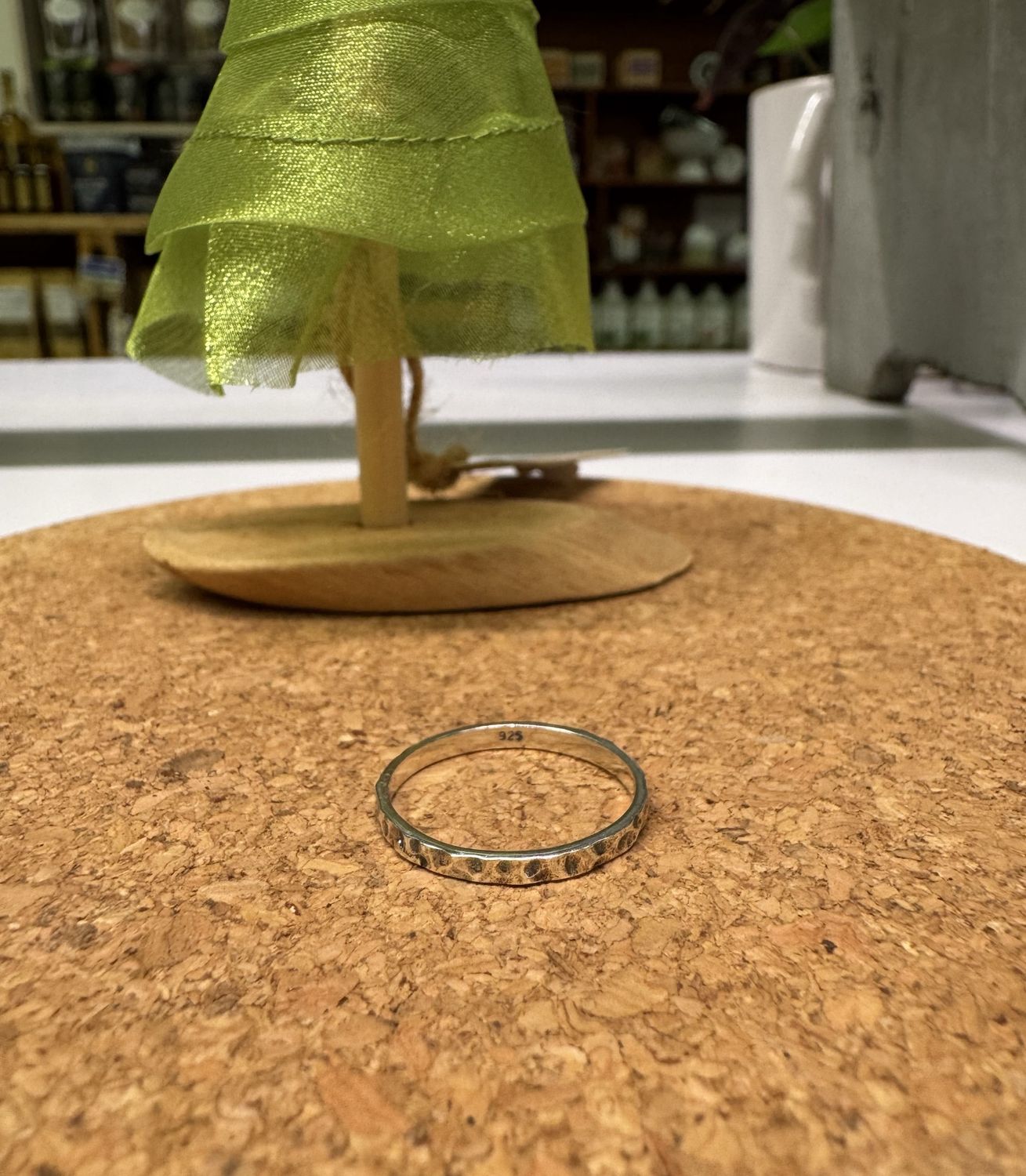 Hammered Sterling Silver Ring (8)