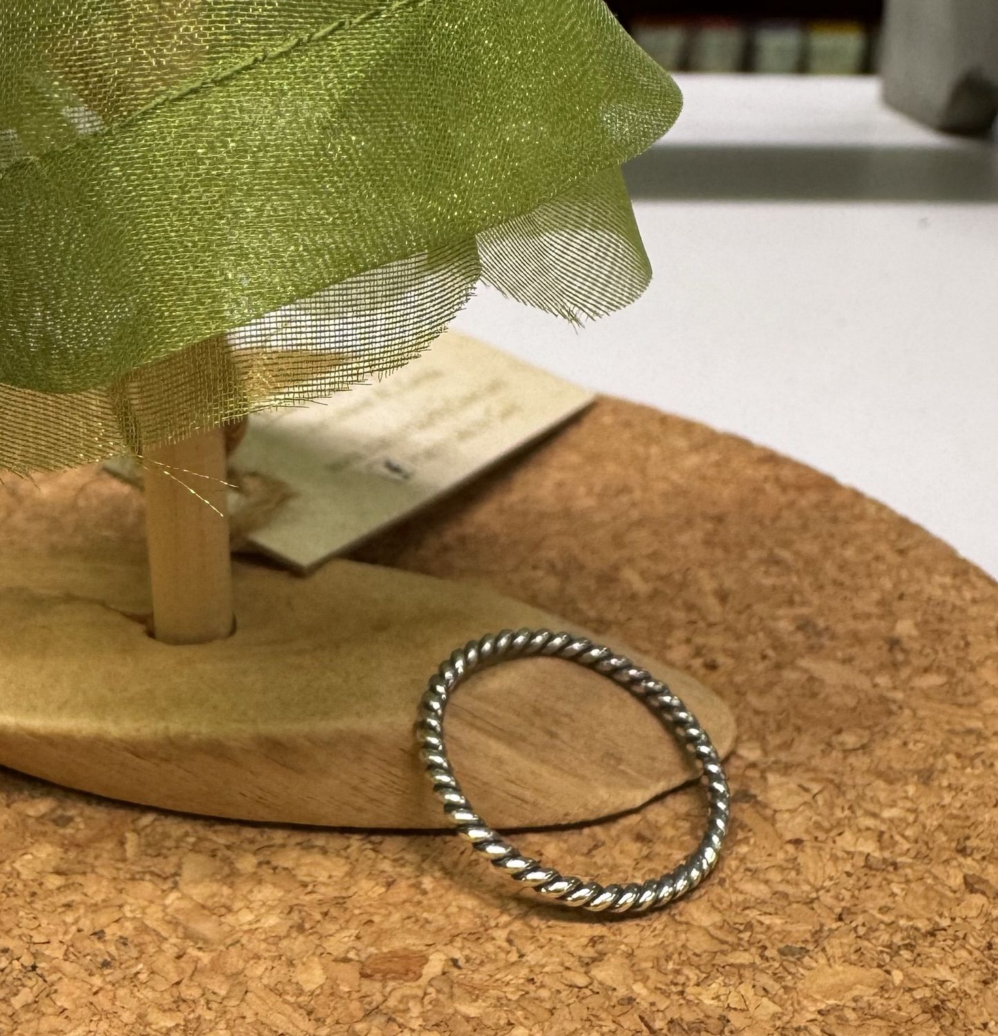 Sterling Silver Rope Ring (9.5)