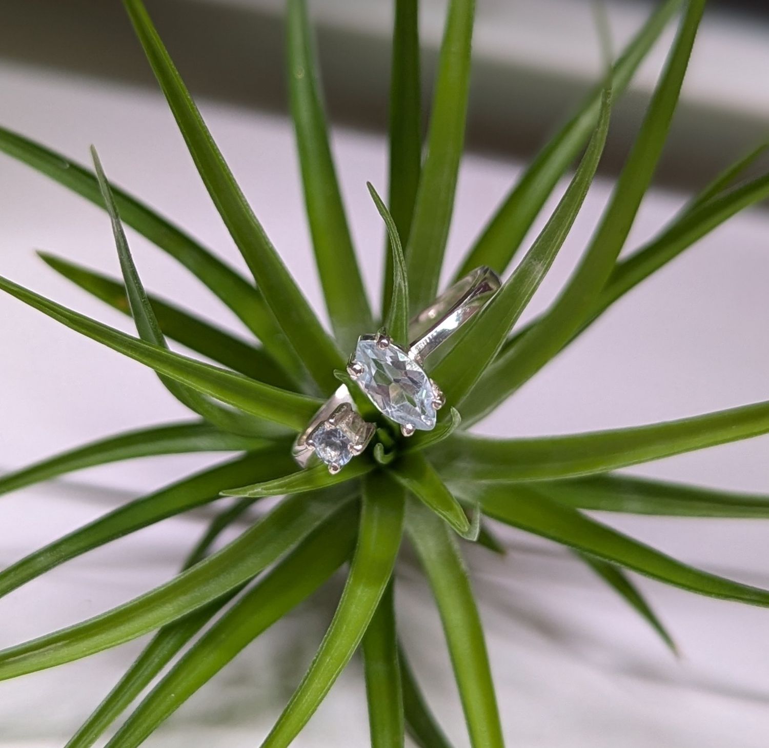 Double Topaz Sterling Silver Ring (8)