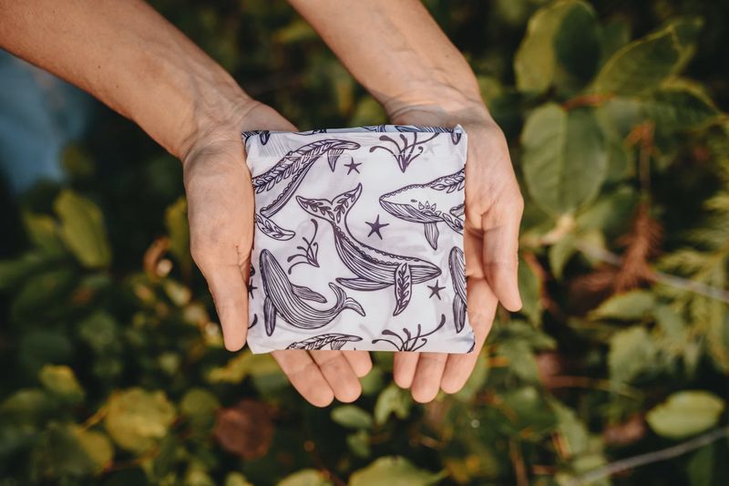 Majestic Humpbacks Foldable Shopping Bag